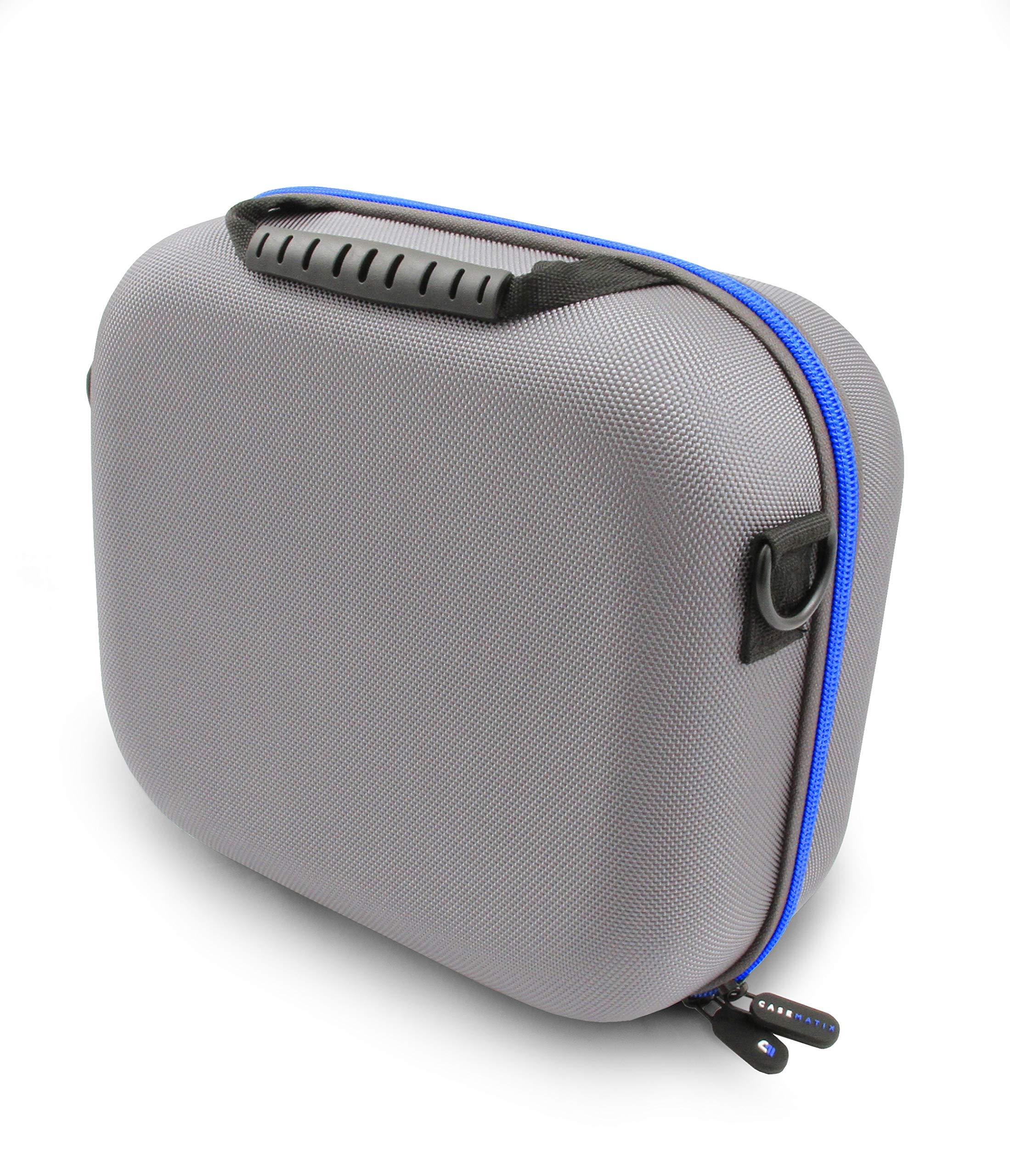 CASEMATIX CASEMATIX Hair Clipper Barber Case Holds Clippers, Hair Buzzers, Trimmers, T Finisher Liner - Travel Case for Clippers, Stylist and Hair Cutting Supplies with Adjustable Strap