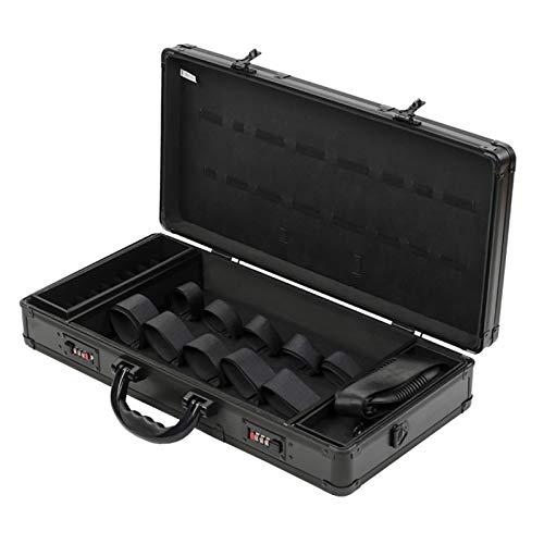 DNYSYSJ DNYSYSJ Barber Carrying Case Barber Case, Stylist Tool Box Professional Salon Hair Cutting Grooming Kit Storage Organizer for Clippers, Scissors, Barber Supplies (B)
