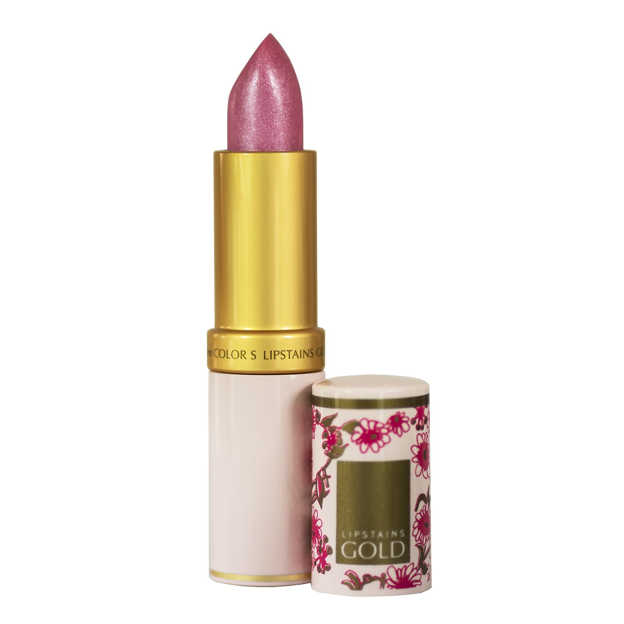 Lipstains Gold Lipstains Gold All-In-One Lipstick - Super Rich Conditioning Ingredients, Amazing Staying Power, Smudge Proof and a Diverse Color Range - From the UK (Silver Rose)