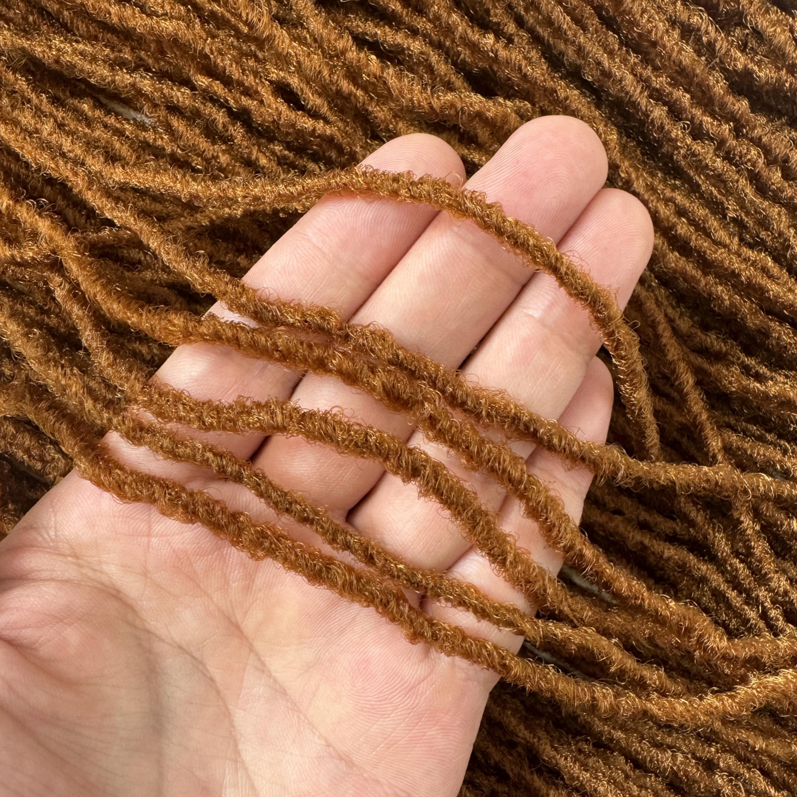 RAYIIS RAYIIS Fuax Locs Crochet Hair Super Lightweight Micro Locs 4 Pack Sister Locs Crochet Hair Synthetic braids Hair Extensions (#30, 18 inches)