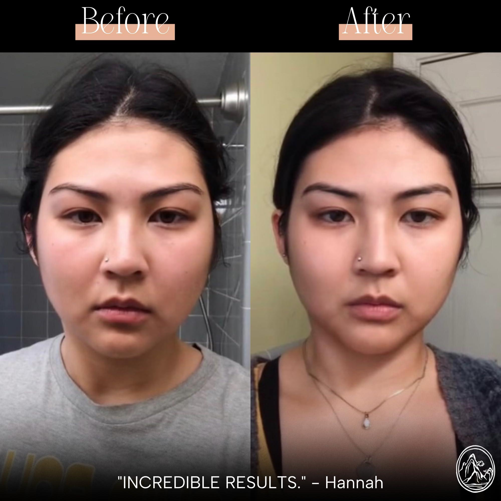 Mount Lai Mount Lai Jade Gua Sha Facial Tools, Face Sculpting Skin Care Guasha Tool for Face and Body, Self Care Facial Massager to Relieve Muscle Tension and Reduce Puffiness