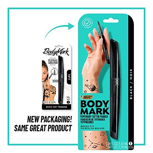 BIC BIC BodyMark Temporary Tattoo Marker, Fine Tip Black
