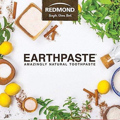 REDMOND REDMOND Earthpaste - Natural Non-Fluoride Toothpaste, 4 Ounce Tube (3 Pack, Peppermint)