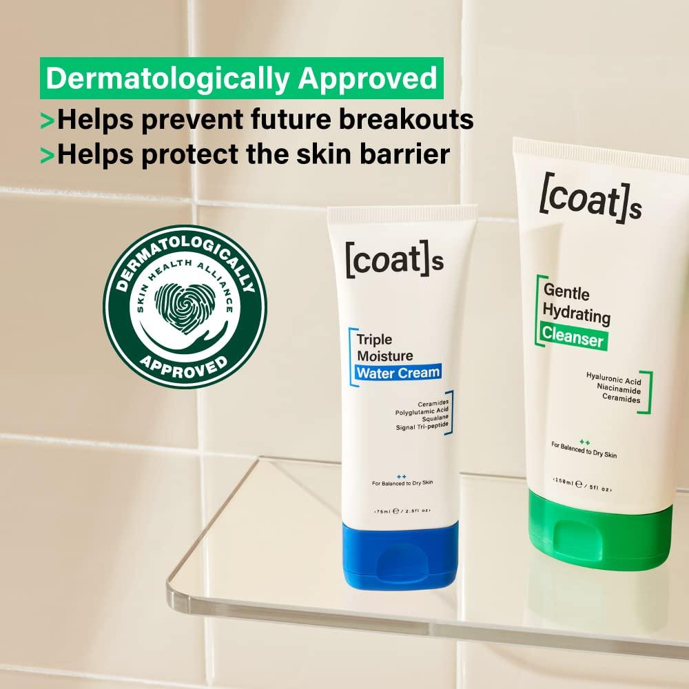COATS COATS Daily Duo 2-Step Bundle Hydrating Cleanser & Triple Moisture Water Cream Helps Prevent Breakouts & Protect Skin Barrier with Ceramides Designed for Teens