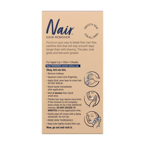 Nair Nair Facial Hair Remover Cream (Pack of 2)