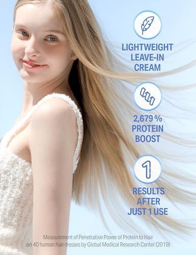 HAIR+ MADE IN SUARUM HAIR PLUS Velvet Protein Bond Nutri Injection Ampoule | Leave in Conditioner for Women & Men | For Frizzy and Damaged Hair | Smoothing Serum for Hair | Hair Moisturizer (70ml, 2.37fl oz)