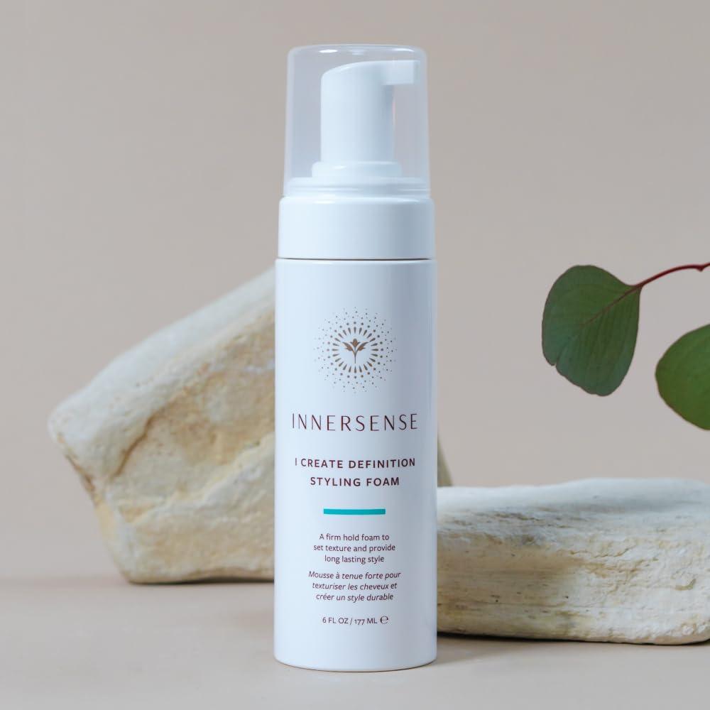 INNERSENSE INNERSENSE Organic Beauty - Natural I Create Definition Styling Foam | Clean Haircare For Long-Lasting Curls (6 fl oz | 177 ml)