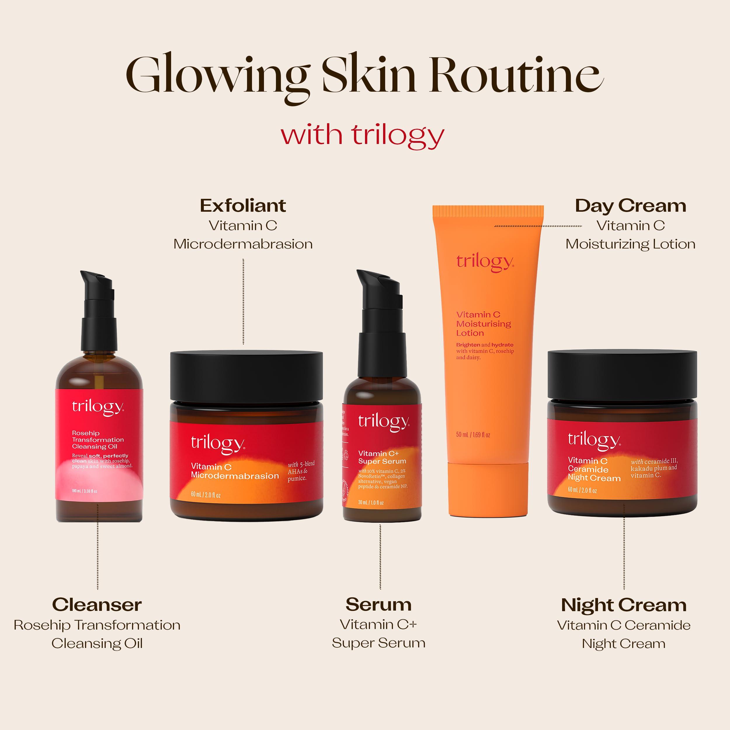 Trilogy Trilogy Vitamin C+ Super Serum, Brightening & Anti-Aging Formula, 1.0 fl oz