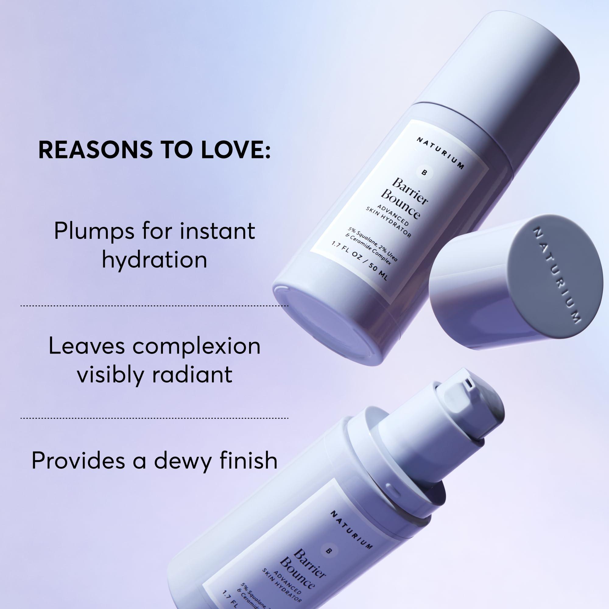 Naturium Naturium Barrier Bounce Serum, Plumps & Hydrates Face, Neck & Chest, Hydration Booster & Skin Care with Squalene & Ceramide Complex, 1.7 fl oz