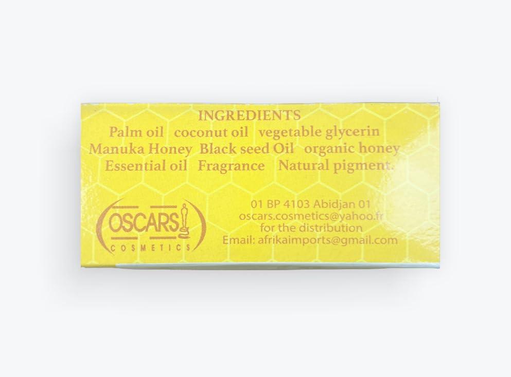 afrimports african miracle manuka honey with black seed oil face & body soap 200g 6packs