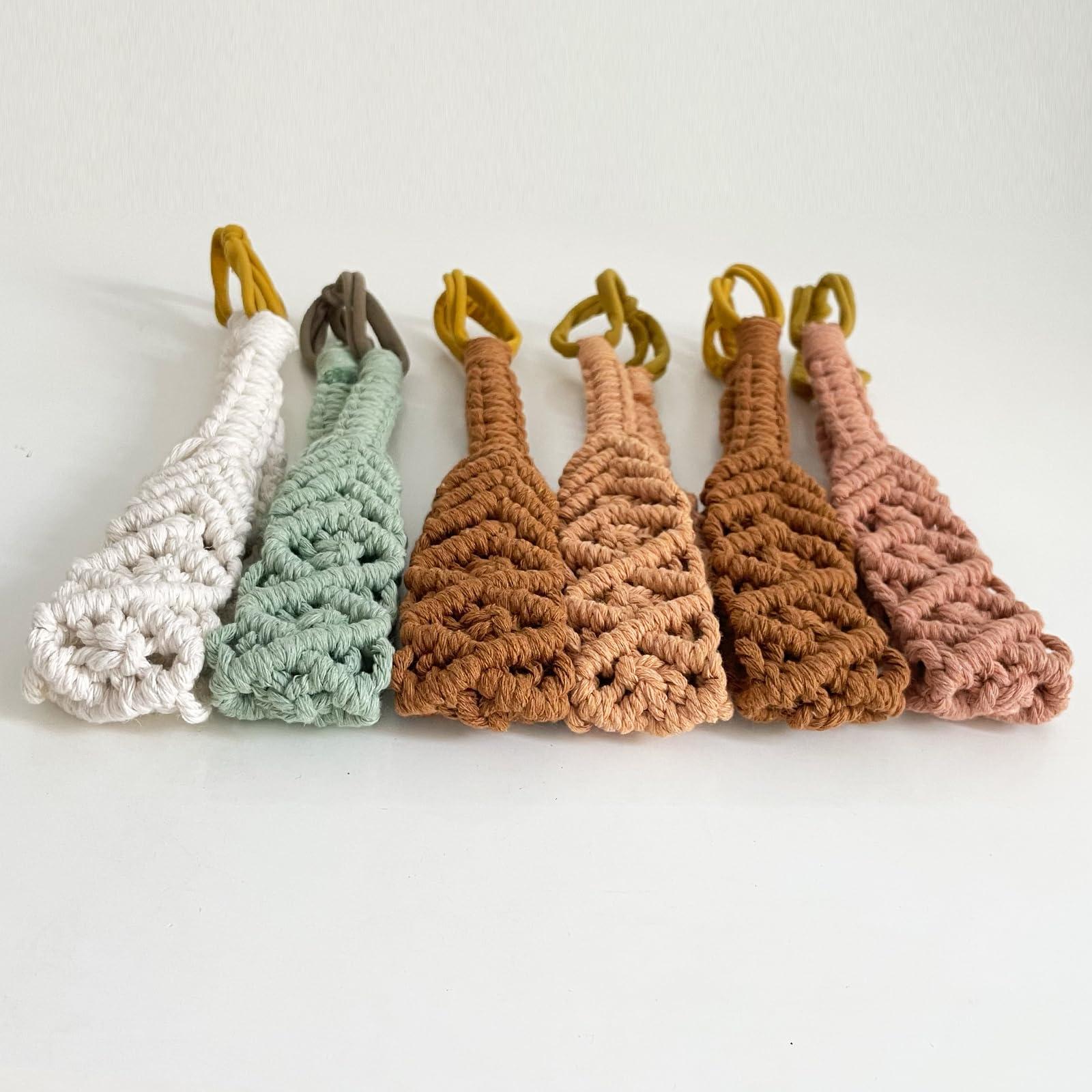 Jseng Jseng Crochet Headbands Handmade Bohemian knit Headband for Women Summer Beach Headbands 3Packs