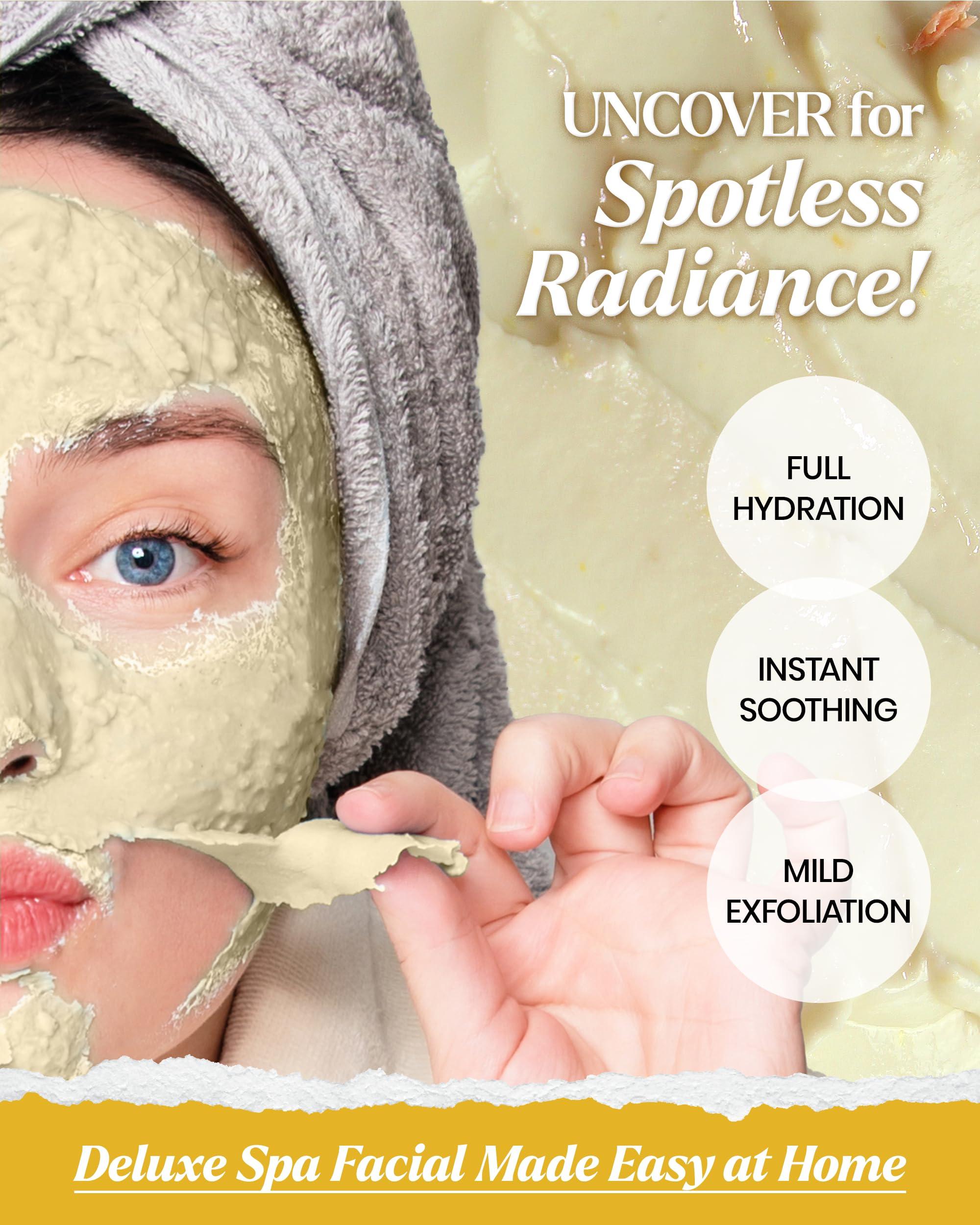 LINDSAY HOME AESTHETICS LINDSAY Premium Modeling Pack w/Tool Set (Bowl, Spatula, Measuring Spoon) - Korean Skin Care Calendula Modeling Mask - Moisturizing and Soothing Mask Spa Facial Peel-off Mask (Calendula, 2.2 lbs)