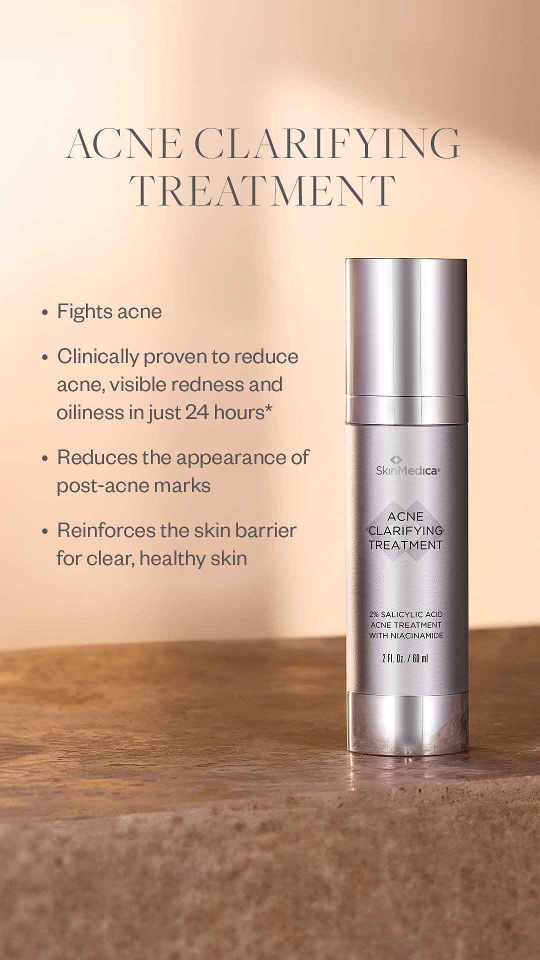 SkinMedica SkinMedica Acne Clarifying Treatment - Our Newest Acne Treatment to Reduce Post- Acne Marks and Reinforce the Skin Barrier, 2 Fl Oz