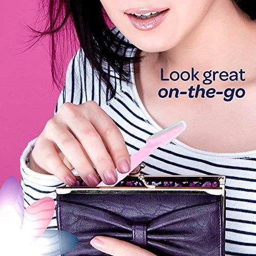 ACKLLR 24 Pieces Eyebrow Razor Shaper Trimmer Shaver Women Men Facial Razor with Precision Cover by ACKLLR,Green Pink Yellow