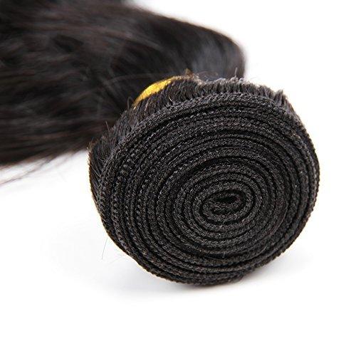 FASHION VILA FASHION VILA Brazilian Virgin Straight Hair One Bundles 16 Inch 100% Unprocessed Virgin Remy Hair Straight Human Hair Bundles Natural Black Bundles Weave Hair Extensions For Black Women