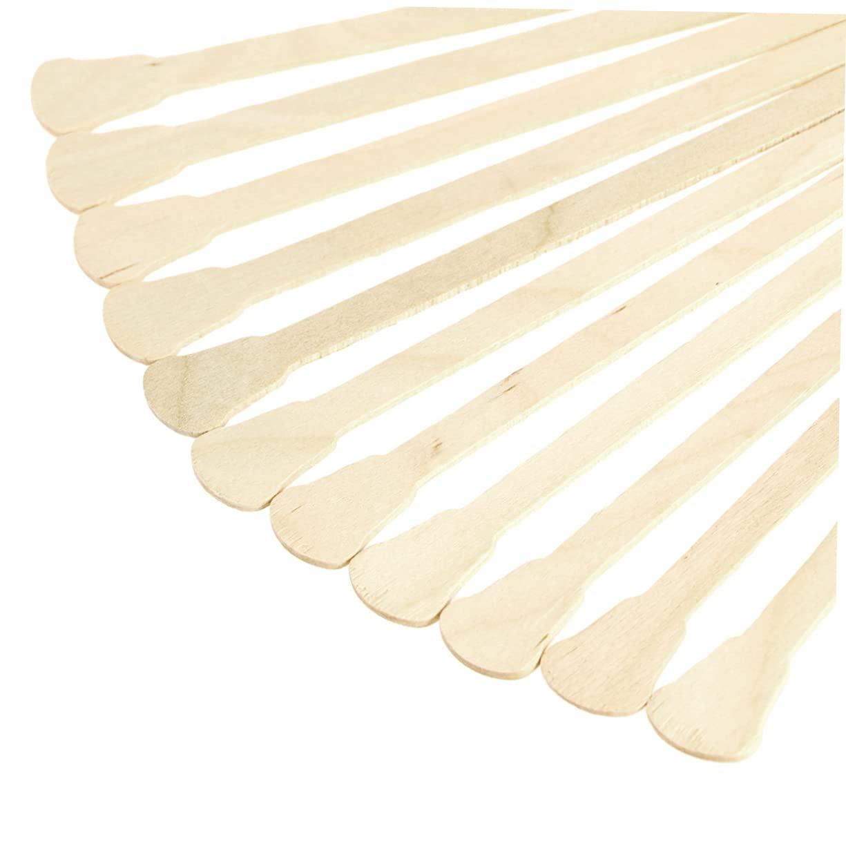 Hemoton Hemoton 150pcs Wooden Spatula for Waxing Wax Kit for Hair Removal Ear Hairs Removal Sticks Esthetician Supplies Wooden Waxing Sticks Wax Kits Wood Spatula Nasal Face Smudge Stick