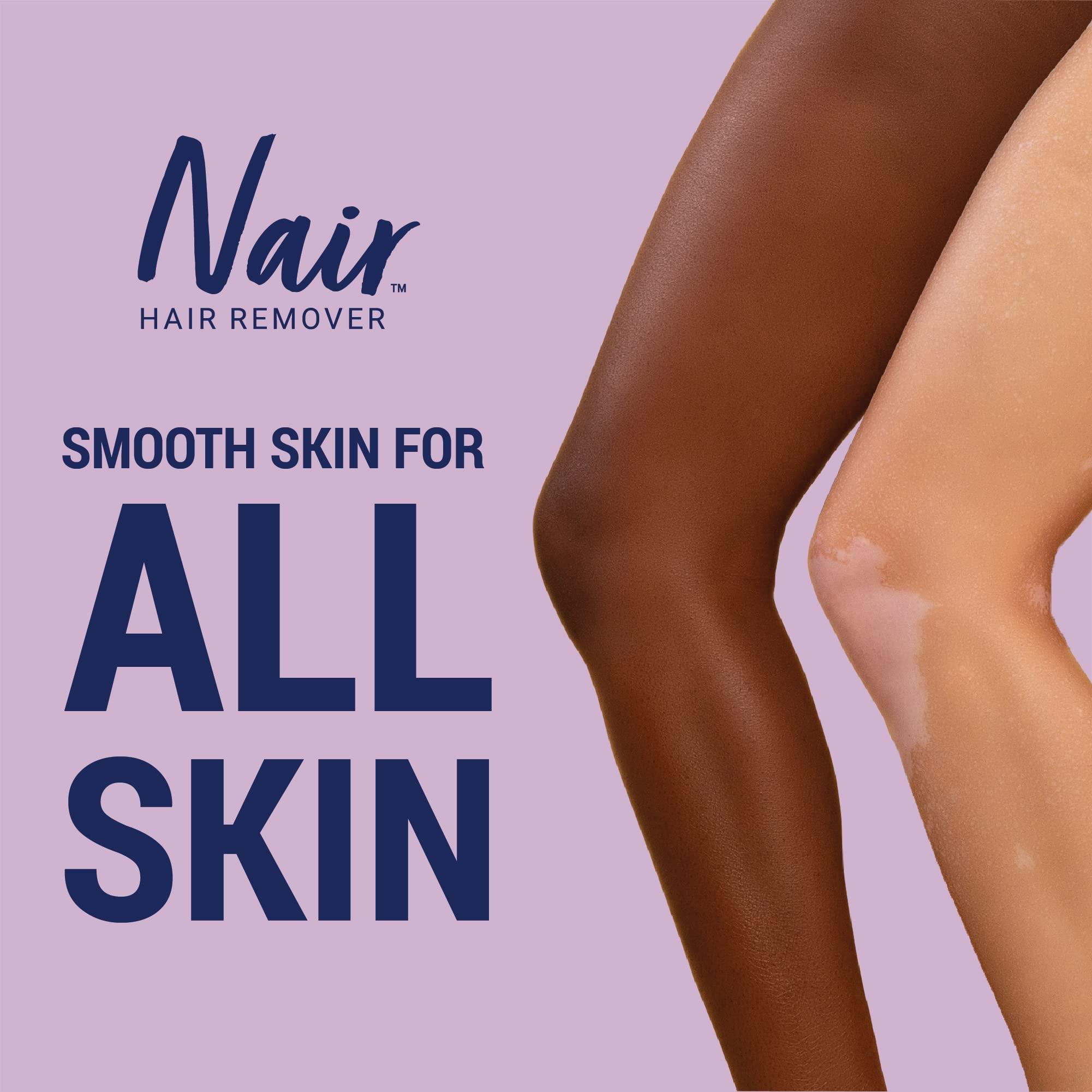 Nair Nair Hair Removal Body Cream With Aloe and Water Lily, Leg and Body Hair Remover, 9 Oz Bottle