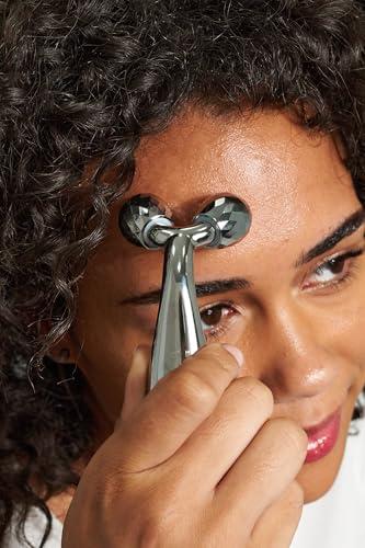 Pacifica Pacifica Face Roller Massager - Future Youth Stainless Steel Gua Sha Facial Beauty Tool Skin Care - for Face Neck Eye Body Skin Care - Face Sculpting Tool Lymphatic Drainage Gifts for Her Women & Girl