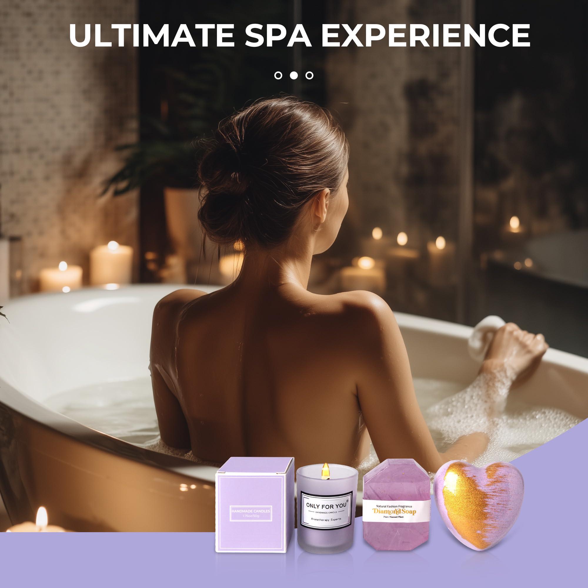 GRANNY SAYS GRANNY SAYS Valentines Day Gifts for Women, Birthday Gifts for Mom, Spa Gifts for Women, Self Care Gifts for Women, Care Package with Flannel Blanket for Mom, Friendship, Wife, Sister