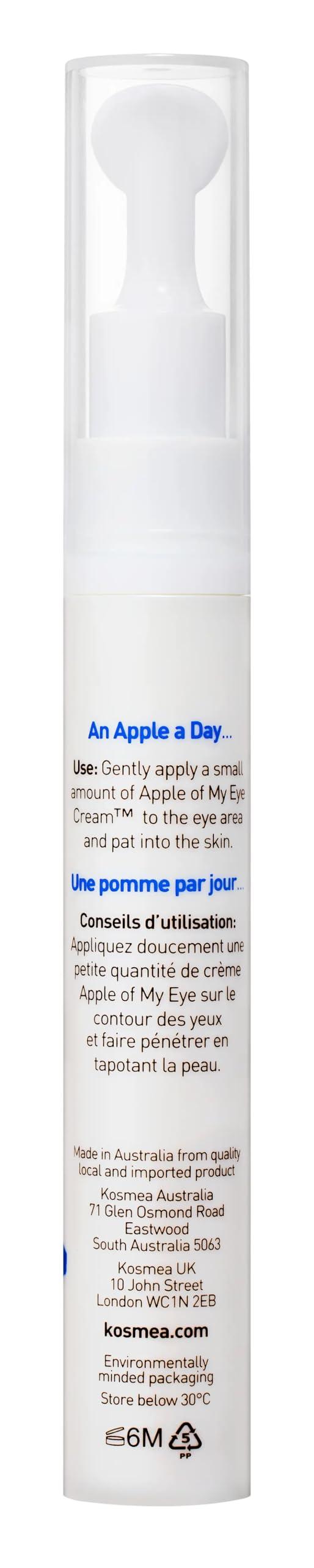 Kosmea Kosmea Apple Of My Eye - Advanced Complex Eye Cream Reduce Puffiness, Visably Brighten Dark Circles and Reduce Signs of Ageing - 0.5 fl oz