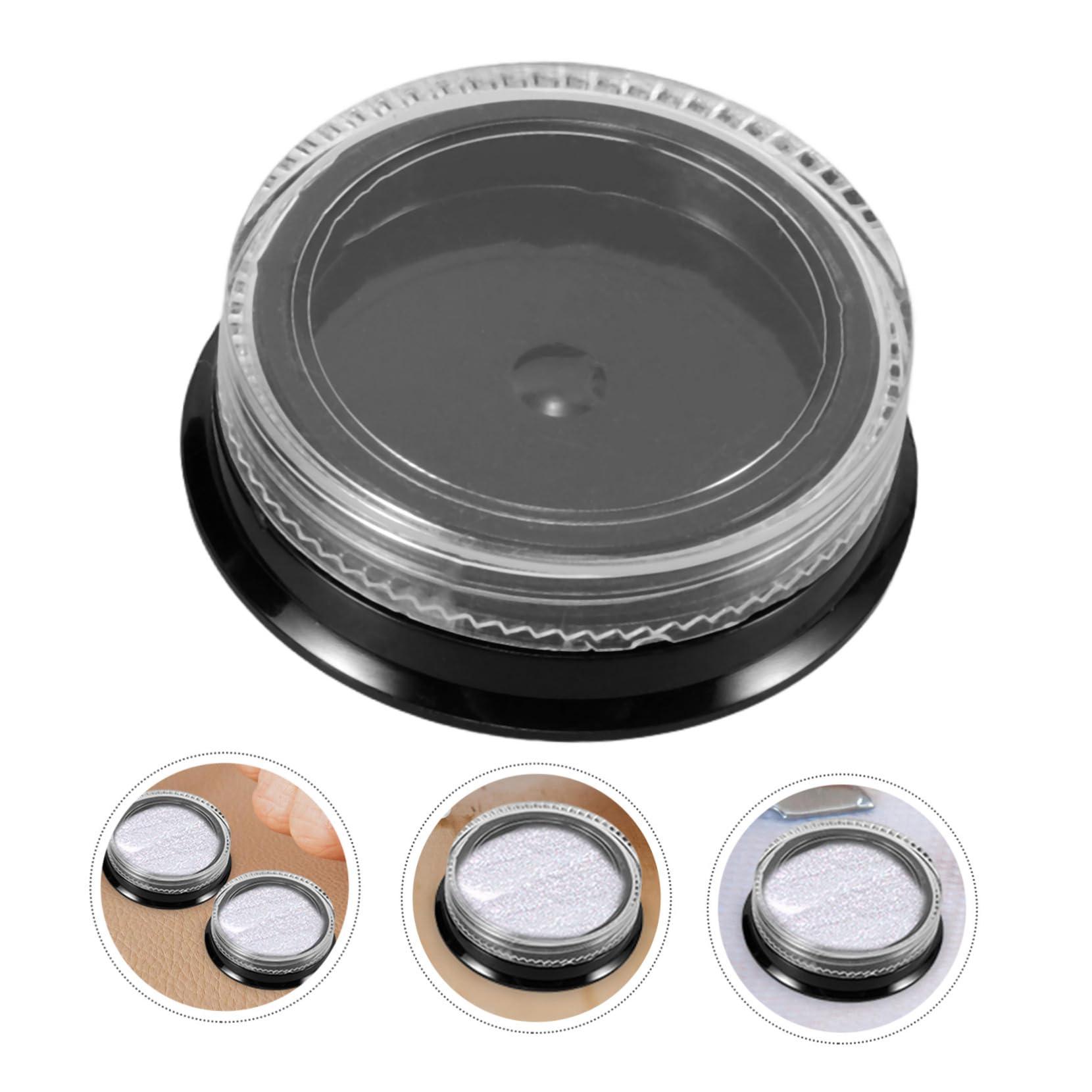 Mikinona Mikinona Nail Glitter Jars 8pcs Small Round Refill Jars for Nail Art Decorations Reusable Case Travel Size Jar