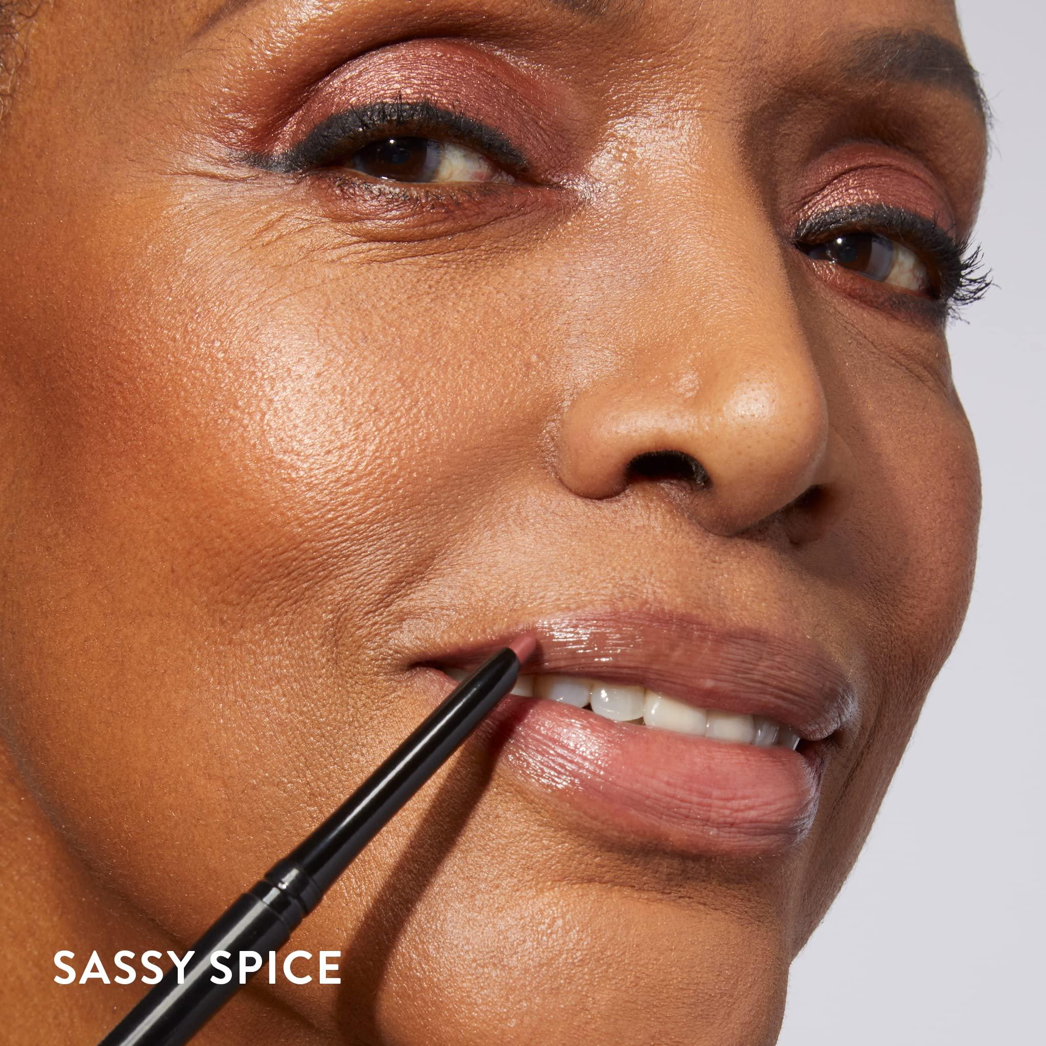 LAURA GELLER NEW YORK LAURA GELLER NEW YORK Modern Classic Lip Liner, Luxurious Creamy Long Lasting Lip Liner, Prevents Feathering and Fading, Sassy Spice