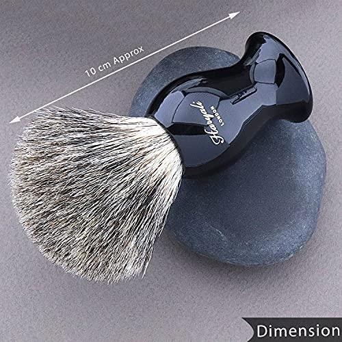 Haryali London Haryali London 3 Edge Safety Razor With Black Badger Hair Brush and Stand Perfect Shaving Kit For Mens