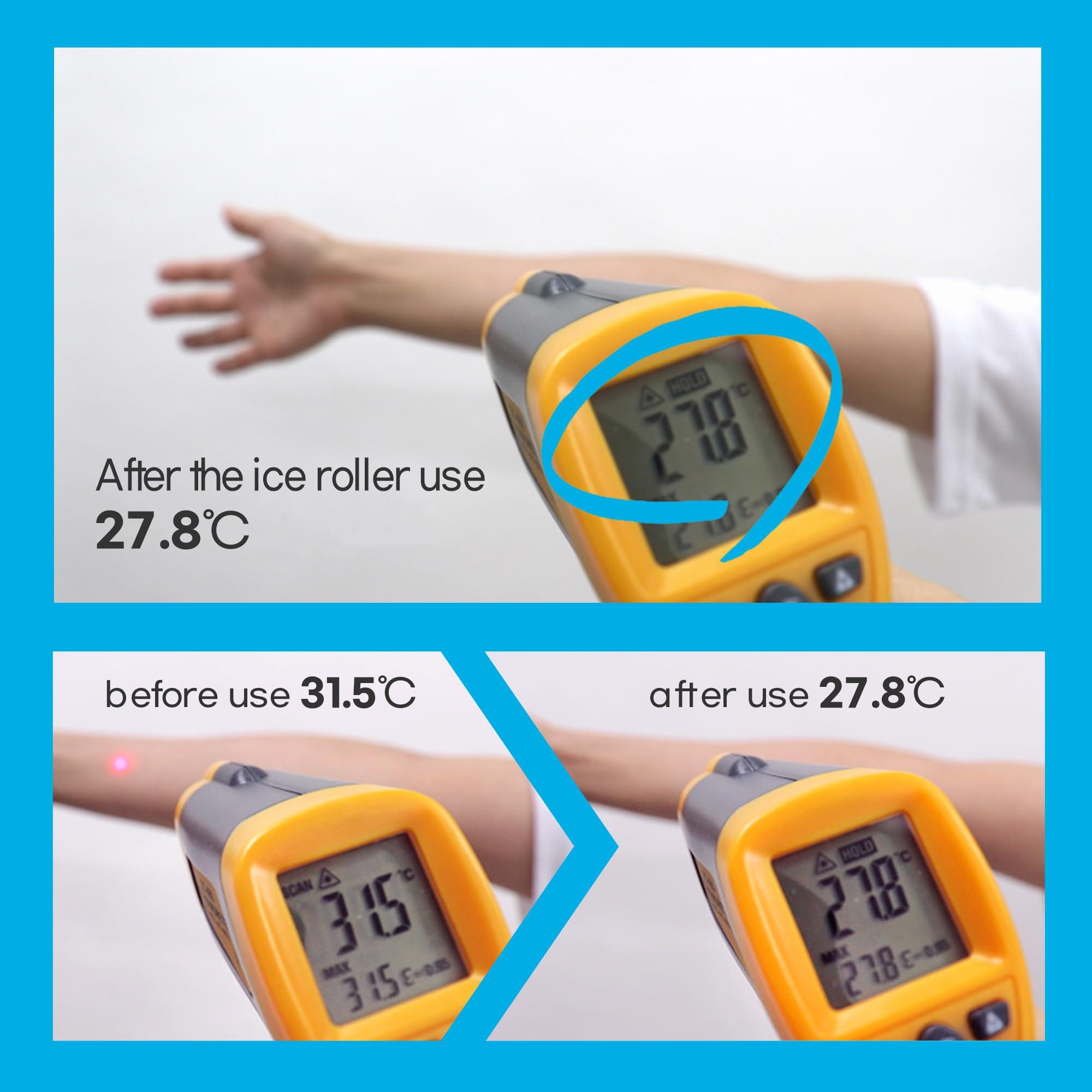 WITHWELL WITHWELL Korean Face Massager Ice Roller for Face and Eyes - Premium Quality, Smooth & Soft Skin Care Beauty Product with Soothing Effects