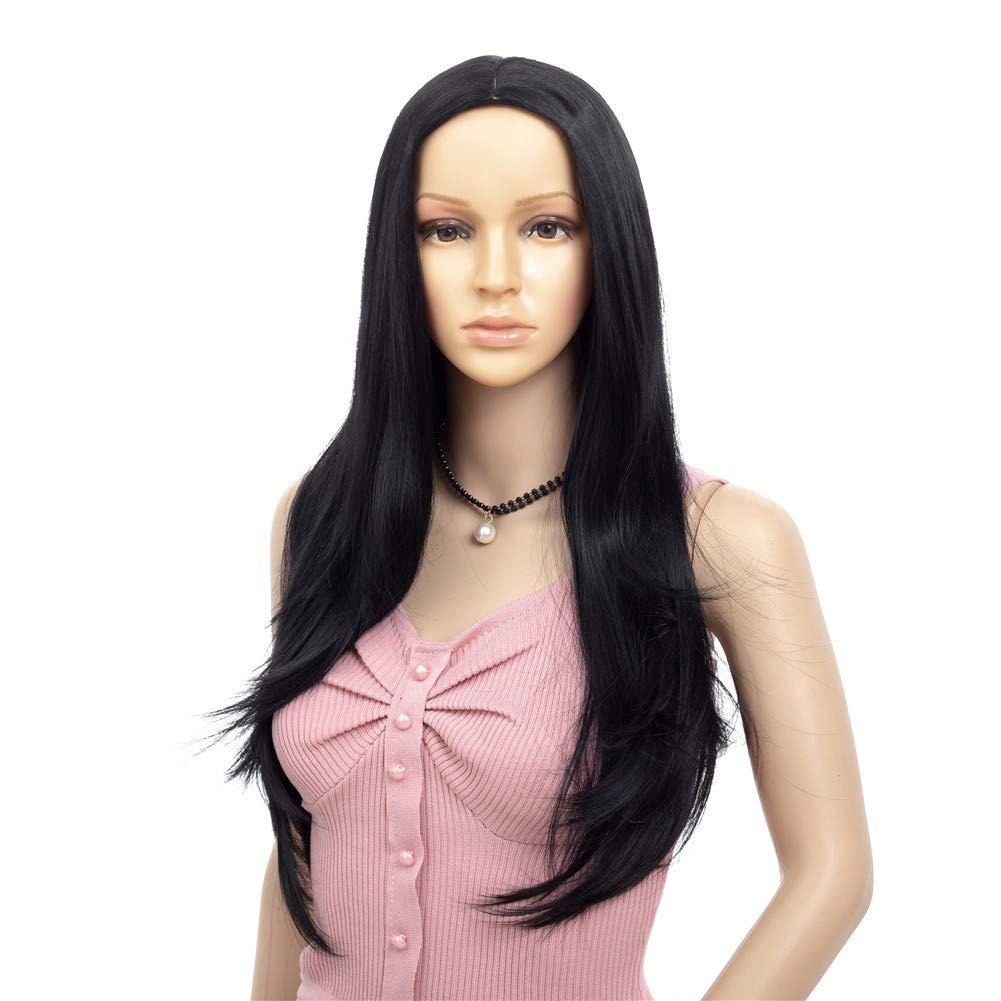 CloserHair CloserHair Women\'s Fashion Long Black Straight Wig