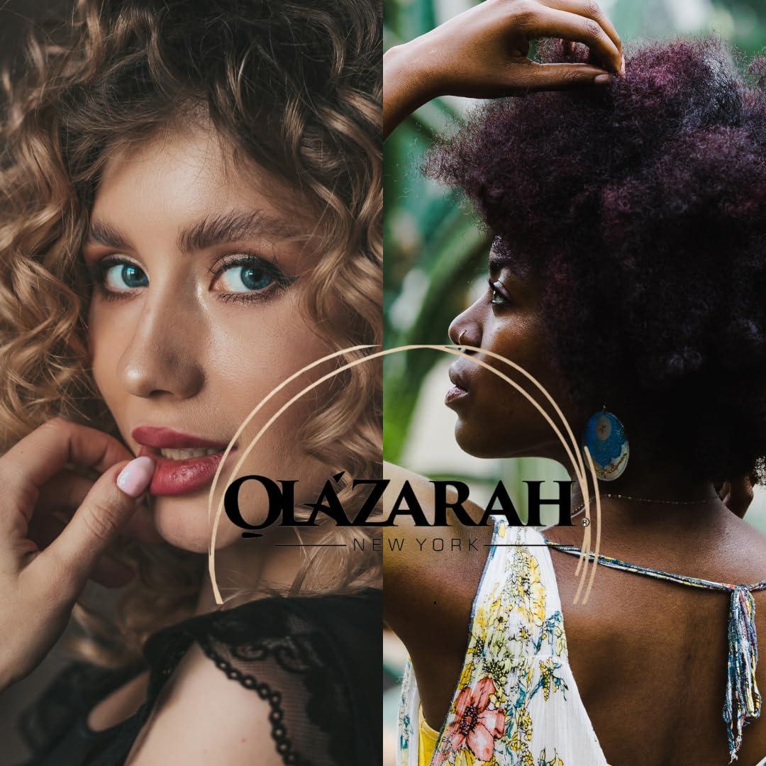 OLAZARAH OLAZARAH Jamaican Black Castor Oil Revitalizing & Nourishing Hair Moisturizing Hair Cream, Infused with Shea Butter, Peppermint, and Apple Cider Vinegar, 10 Fl. oz