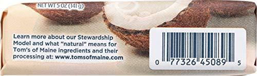 Tom's of Maine Tom's of Maine Natural Beauty Bar Soap, Creamy Coconut With Virgin Coconut Oil, 5 oz.