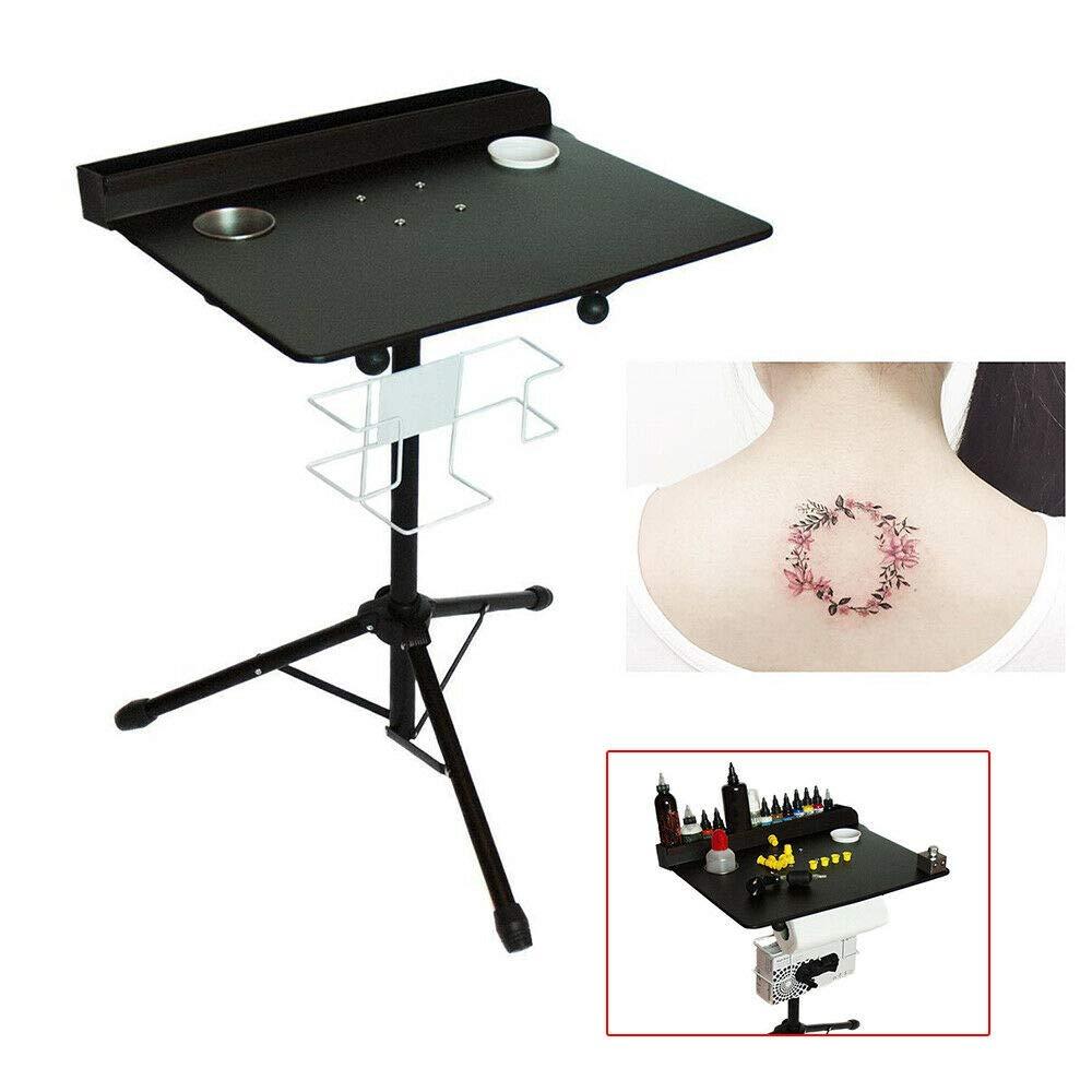 Fetcoi Fetcoi Tattoo Workstation,24-42 inch Height Adjustable,Mobile Tray Portable Table Salon Instrument SPA Storage Tables for Studio Salon