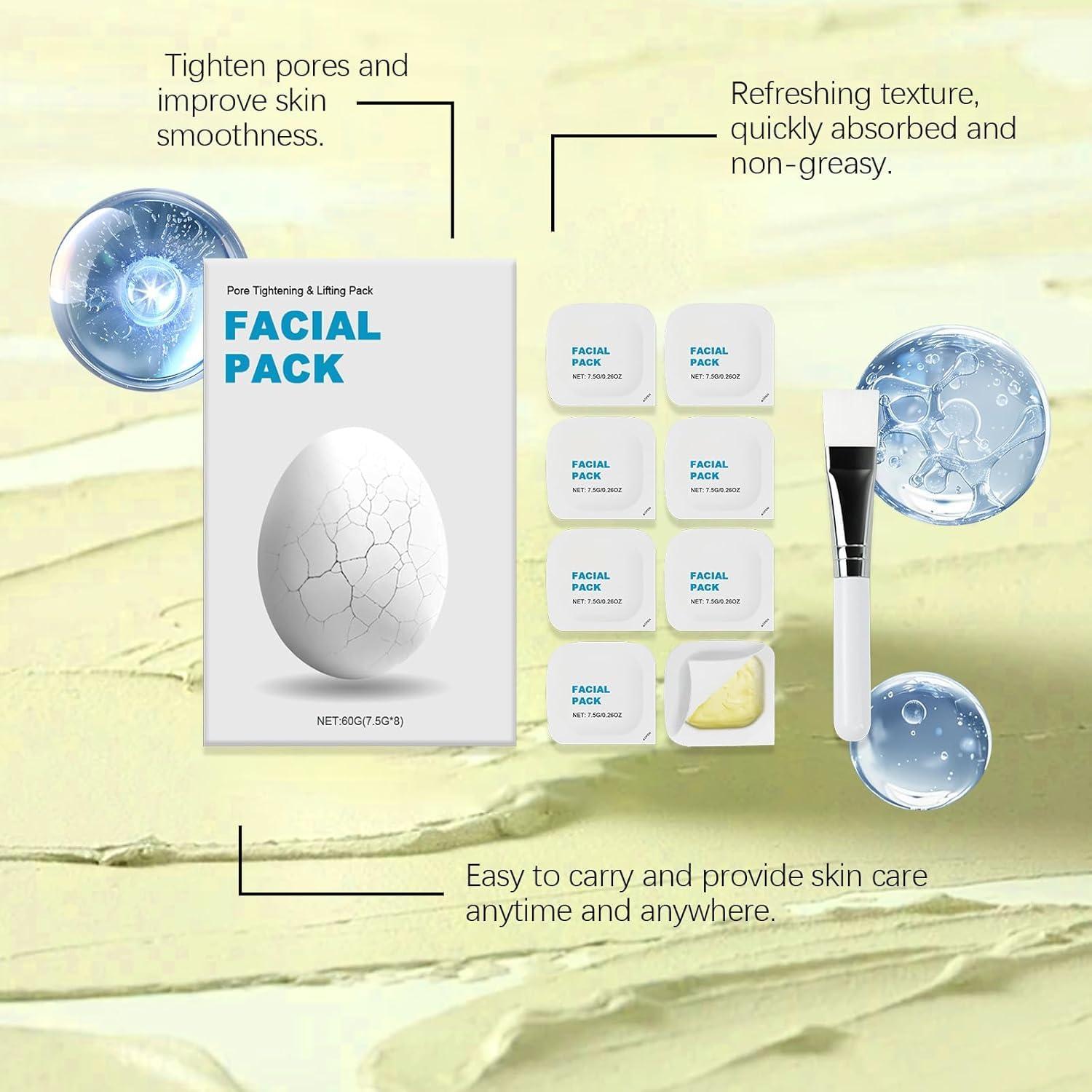 NinthAvenue Basics Zombie Facial Mask - 8 Pcs Zombie Face Mask Moisturizing, Zombie Mask Skin Care, Deep Hydrating Face Mask, Tighten & Firming Skin, Shrink Pore, Anti-Wrinkle for Smooth Skin (2Set)