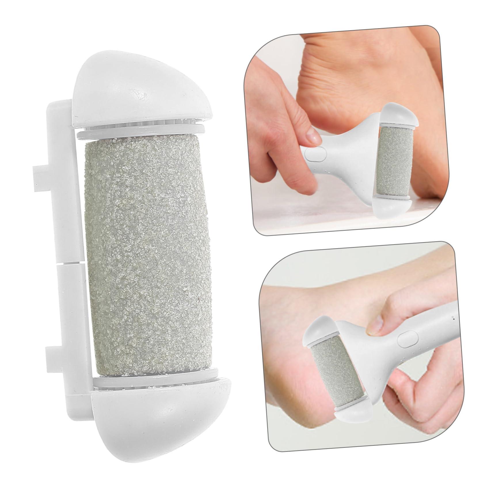 IWOWHERO IWOWHERO 5pcs Electric Foot Grinder Accessories Cuticle Electric Foot File Roller Glove Heads Electric Drill Bit Sharpener Electric Pedicure Electrical Tools Pedicure Supplies Plastic Grey