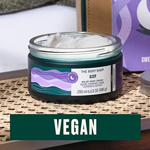 The Body Shop The Body Shop Sleep Balmy Body Cream, Lavender & Vetiver Body Moisturizer Preps You to Sleep Body Vegan 6.7oz