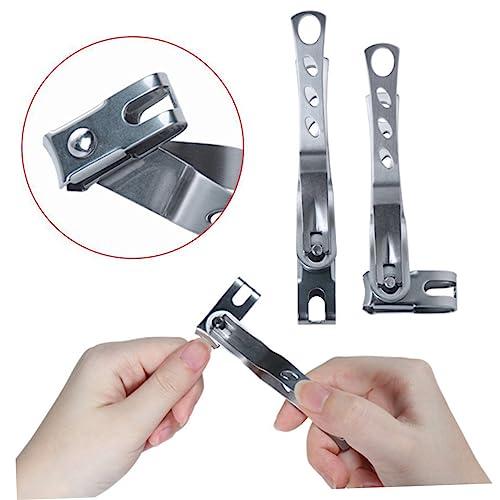 FOMIYES 4 Pcs Thick Nails Cutters Large Nail Cutters Nail Clippers 360-degree Nail Cutter