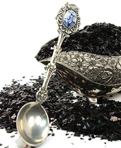 Meyer Imports Meyer Imports Crushed Glass Glitter for Arts and Crafts - Broken Glass German Glitter for Resin Craft Art / Tumblers/ Nail Art / DIY Jewelry Making Decoration - 2.2 Pounds - Black