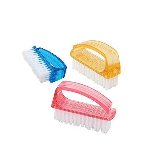 AllTopBargains 12 Nail Brush Lot Hand Cleaning Manicure Pedicure Fingernail Scrub Tool Bath New