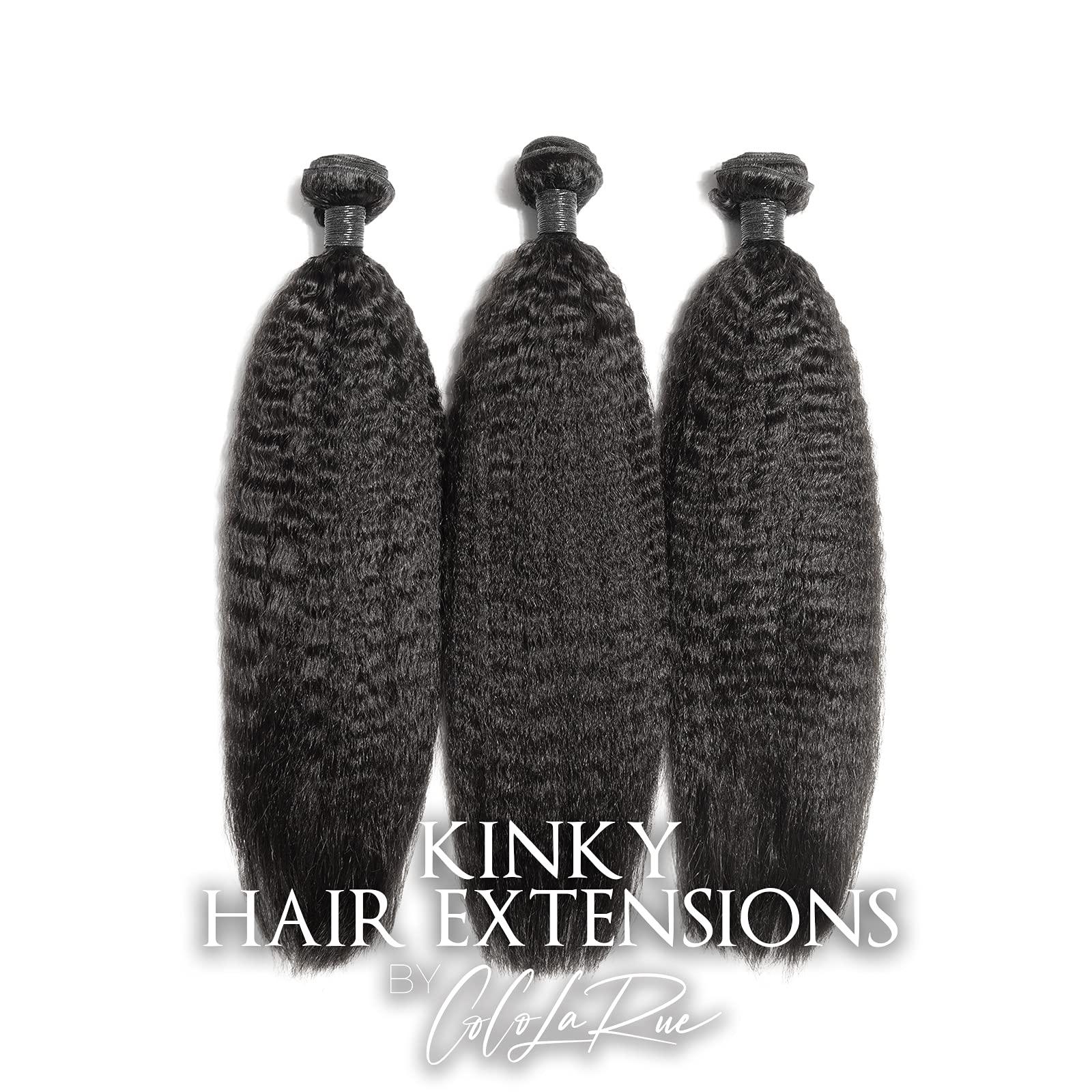 coco larue CoCo La Rue | Tight Curly Hair Extension |24\' Inches Black | Human hair | Malaysian Tight Curls | Thick soft and bouncy | Heat protective | Natural Replacements Black | 4oz Kinky Hair Extensions | Wavy Hair Extensions | Human Hair Extensions| Tangle