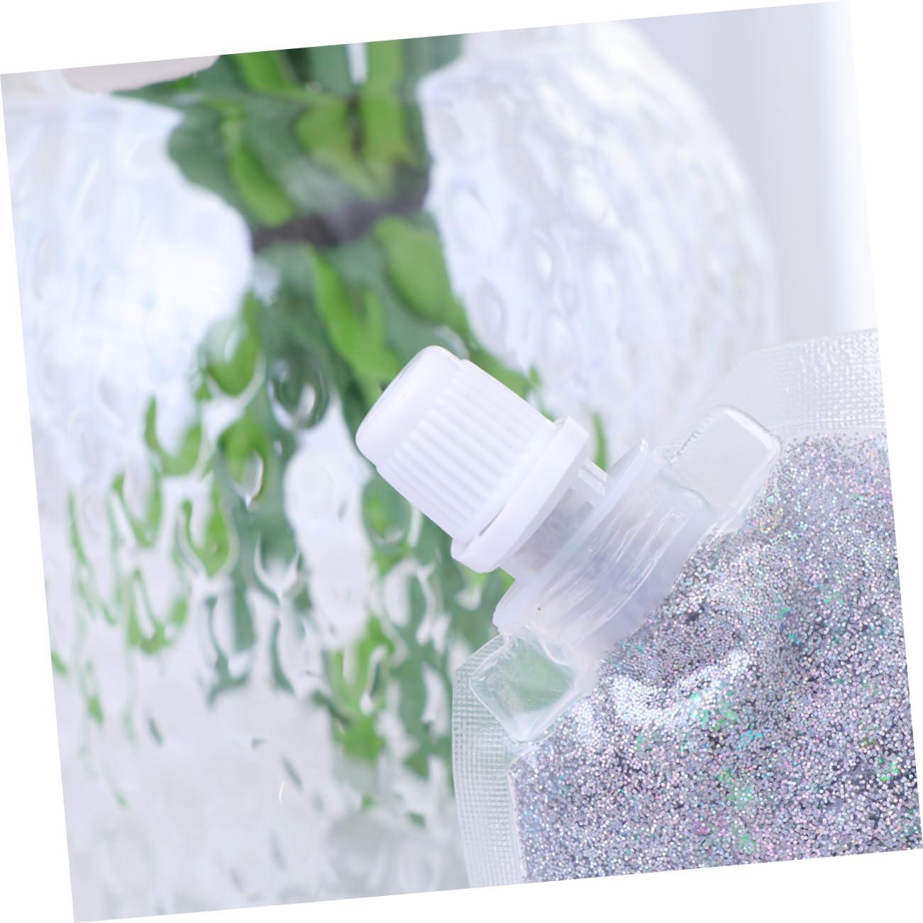 DOITOOL DOITOOL 2pcs 1 Sequins Gel for Face Chunky Glitter Gel Makeup Gel Nail Glitter Flakes Glitter Face Silver Face Glitter Face Gems for Festivals Hair Glitter Gel Hair Glitter Spray