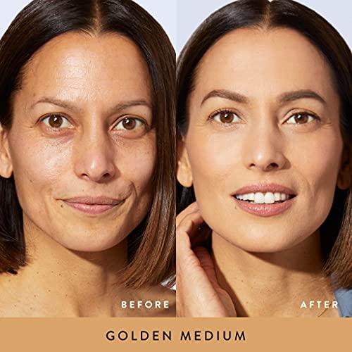 LAURA GELLER NEW YORK LAURA GELLER NEW YORK Timeless Skin Cream Compact Foundation, Medium to Full Coverage, Golden Medium 300