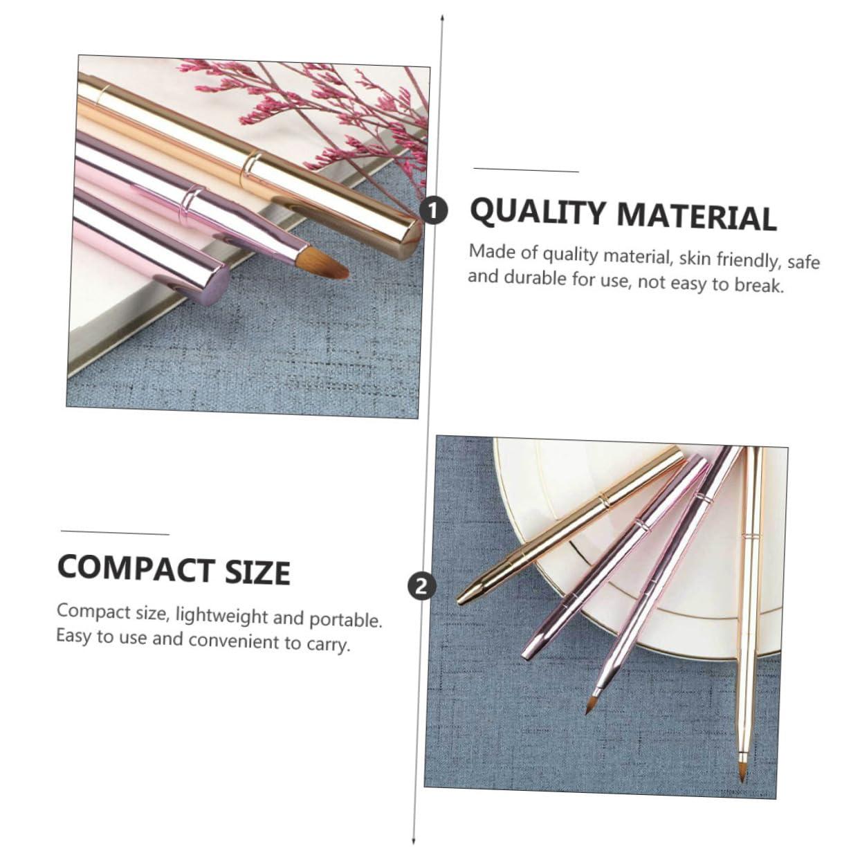 NOLITOY NOLITOY Sets Elegant Lipstick Applicators Brush Set Makeup Beauty Tools for Lips Easy to Carry Lip Brush for Travel Work Pcs