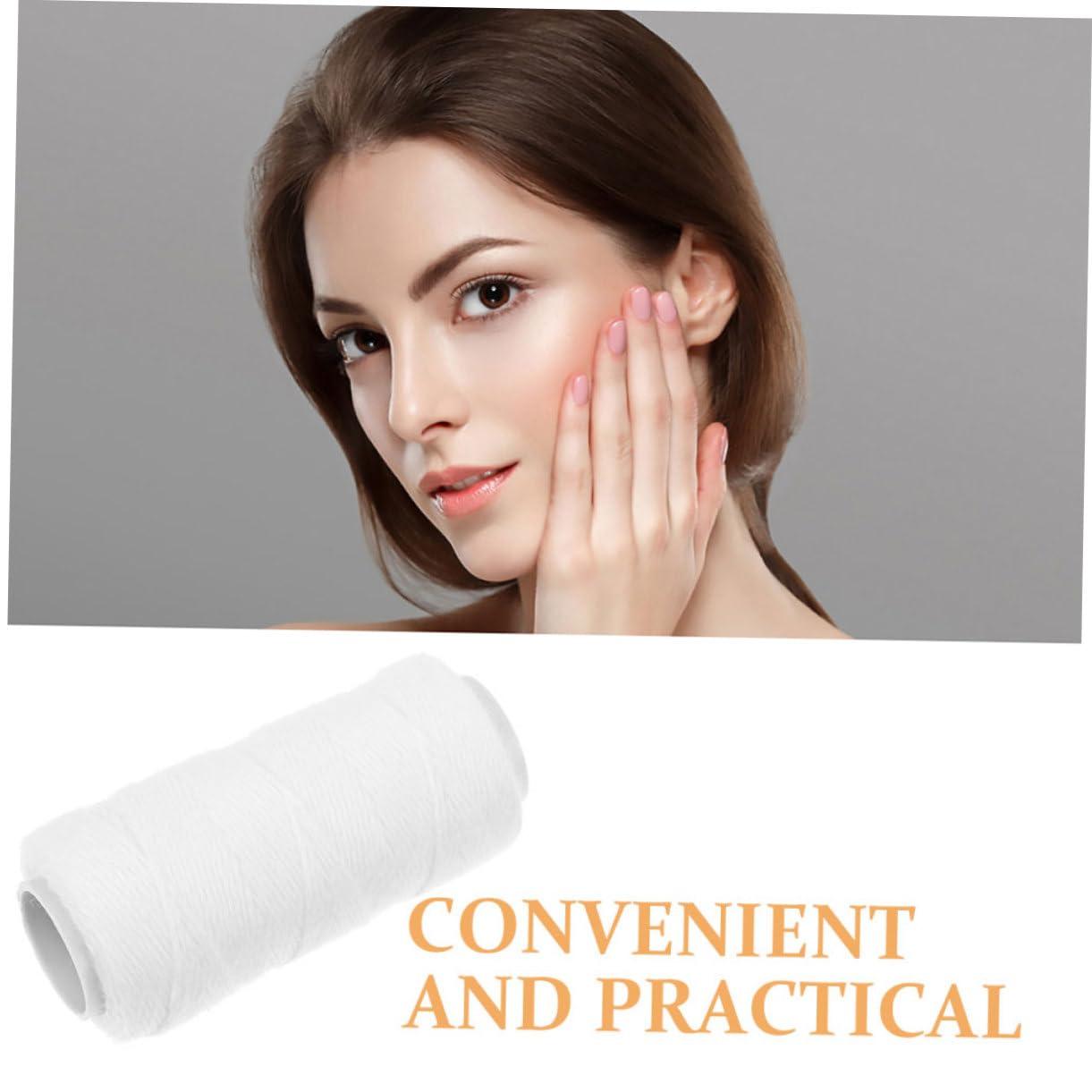 NOLITOY NOLITOY Facial Hair Remover Thread Face Threading Hair Removal Machine Thread 6 Rolls of Soft Cotton for Facial Epilator Threading