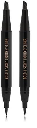 Black Radiance Black Radiance Bold and Sexy Liquid Eyeliner, Black, 2.4 Gram (Pack of 2)