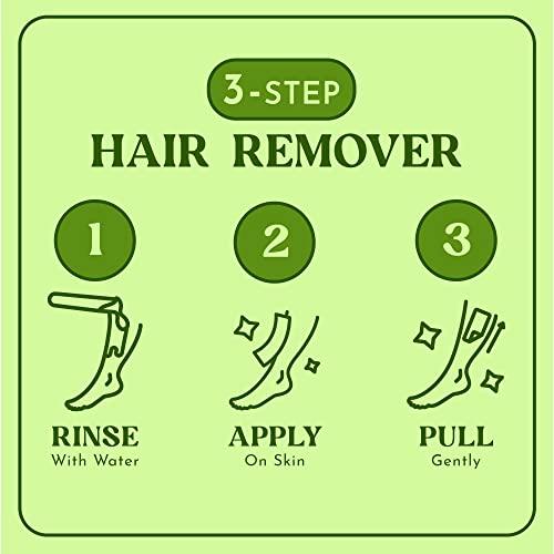 MOOM MOOM Hair Removal Wax Strips, 48 Count - Reusable & Washable Polycotton Strips for Maximum Hair Removal, Perfect for Bikini Zone, Leg, Eyebrows, Body & Face - Unisex Use