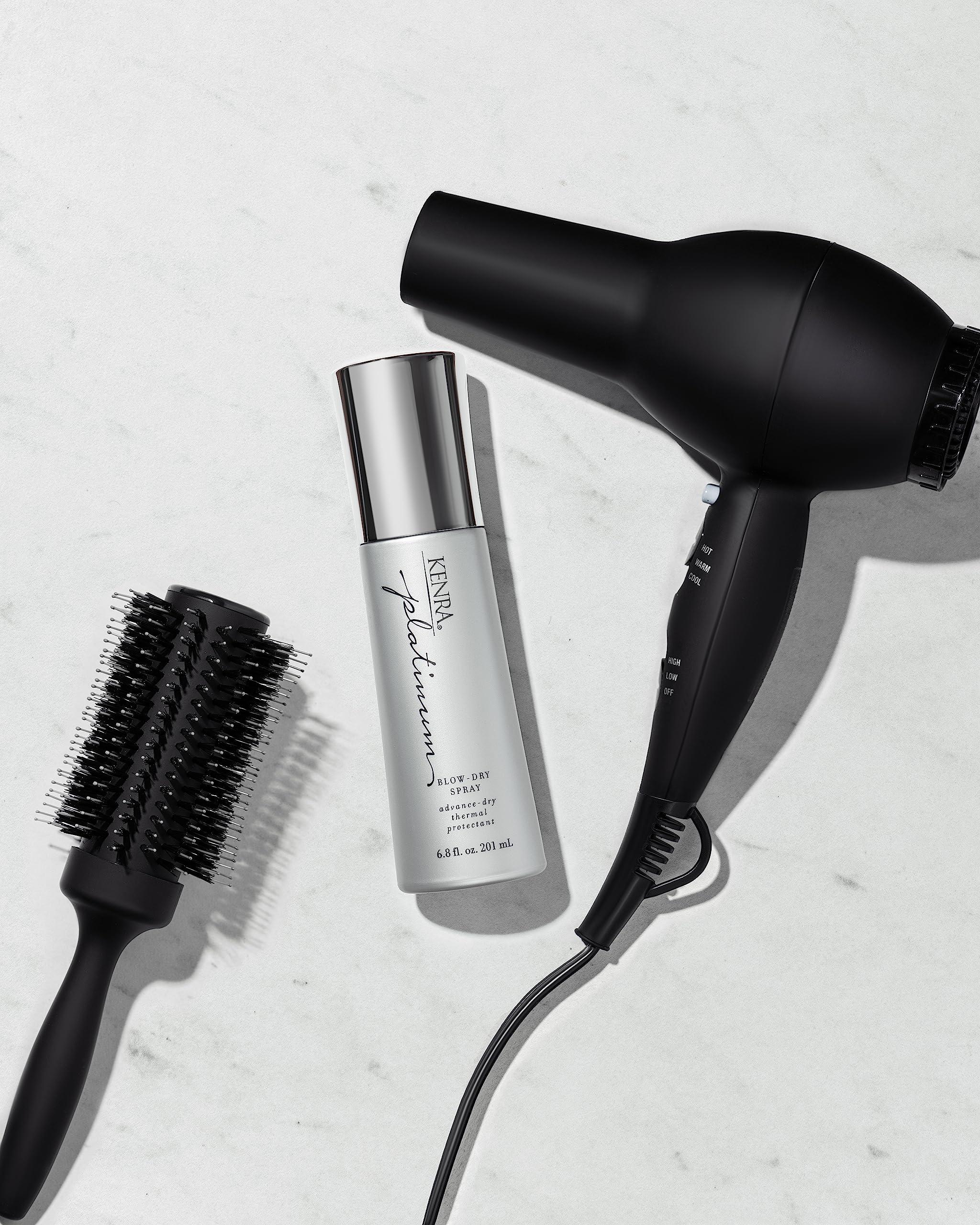 Kenra Professional Kenra Platinum Blow-Dry Spray | Time-Saving Heat Protectant | Detangles, Smooths, and Softens | Eliminates Frizz & Resists Humidity | Medium To Coarse Hair | 6.8 fl. oz. (2-Pack)