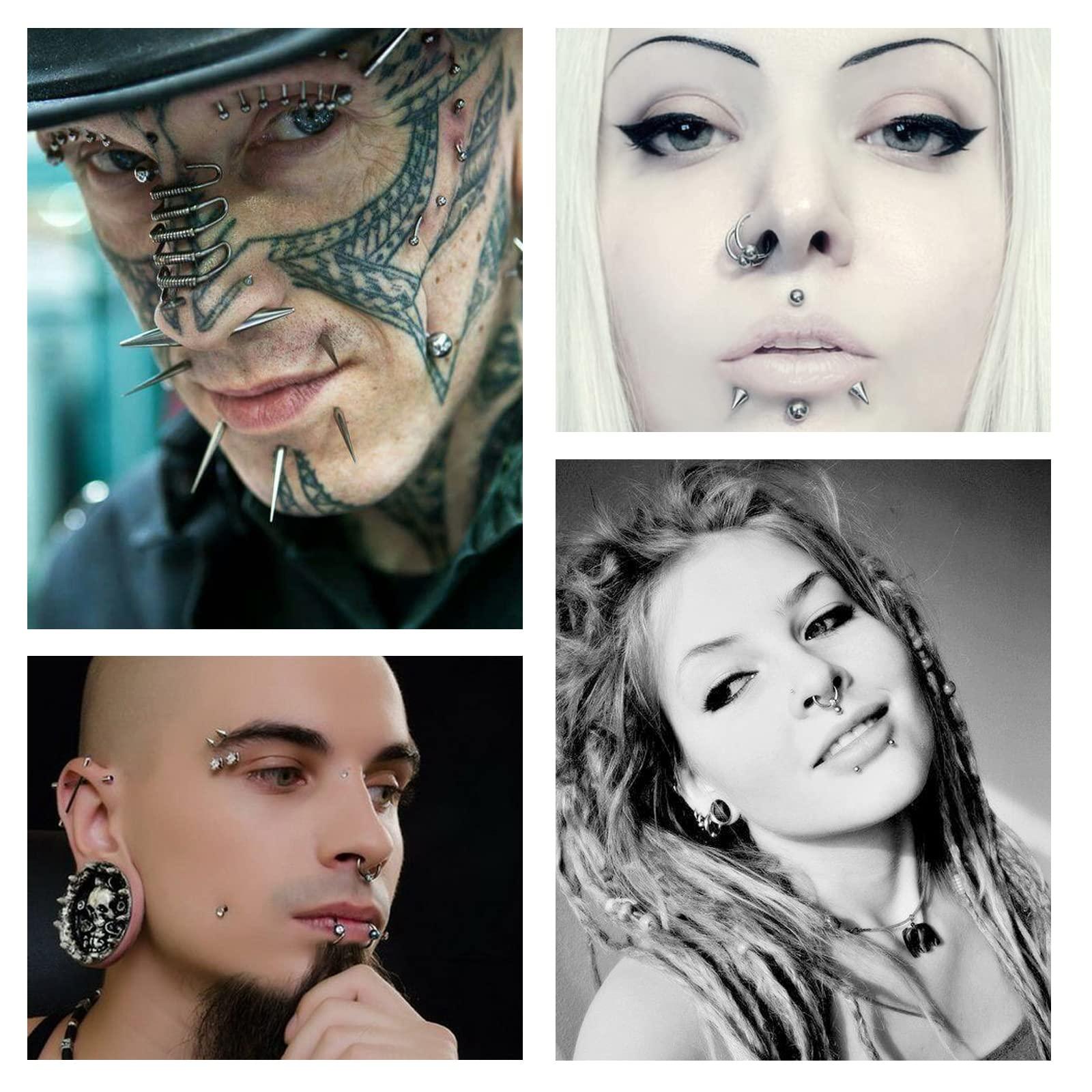 YONGDA Piercing Needles - YONGDA 100pcs 20G Piercing Needles for Piercing Hollow Piercing Needle