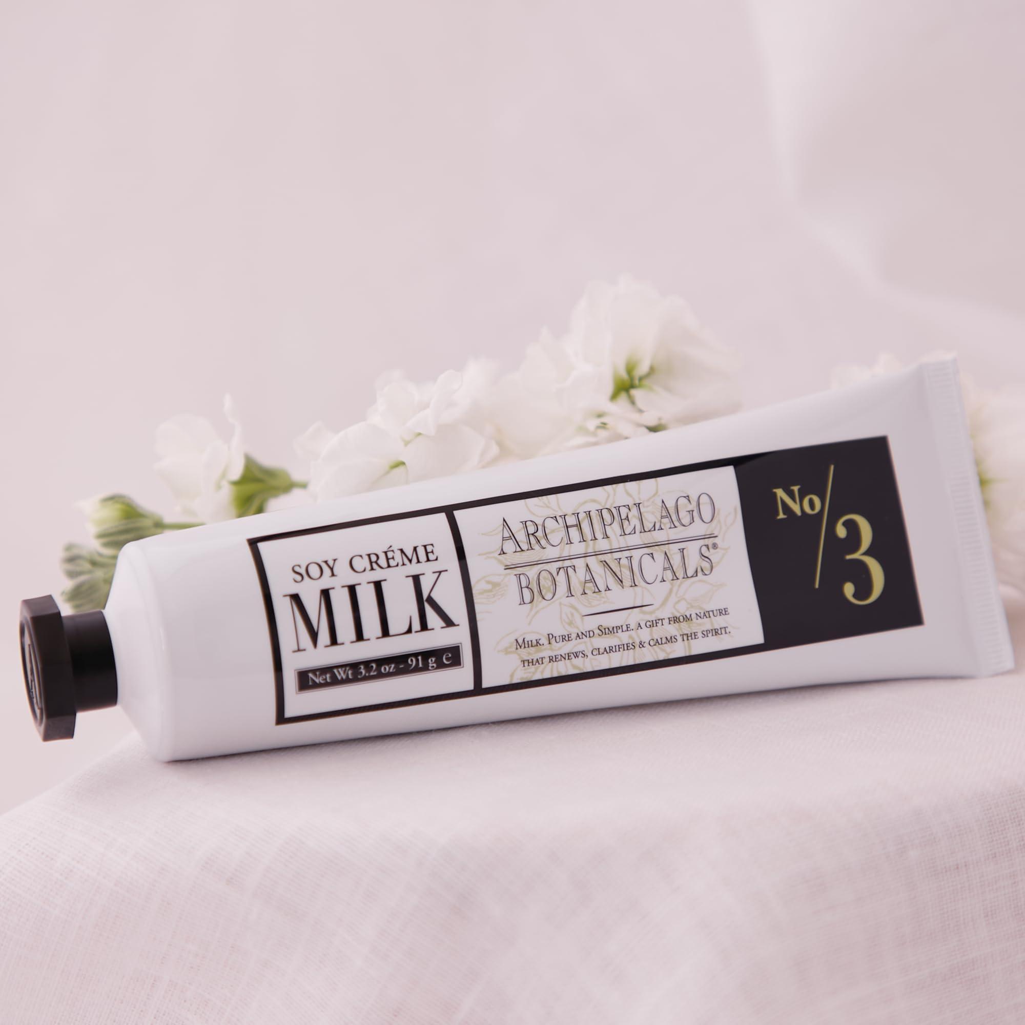 Archipelago Botanicals Archipelago Botanicals Soy Milk Hand Crme, Rich and Lightly Scented Hand Lotion for Dry Skin, Cuticles and Rough Spots, Premium Plant Extracts (3.2 oz)