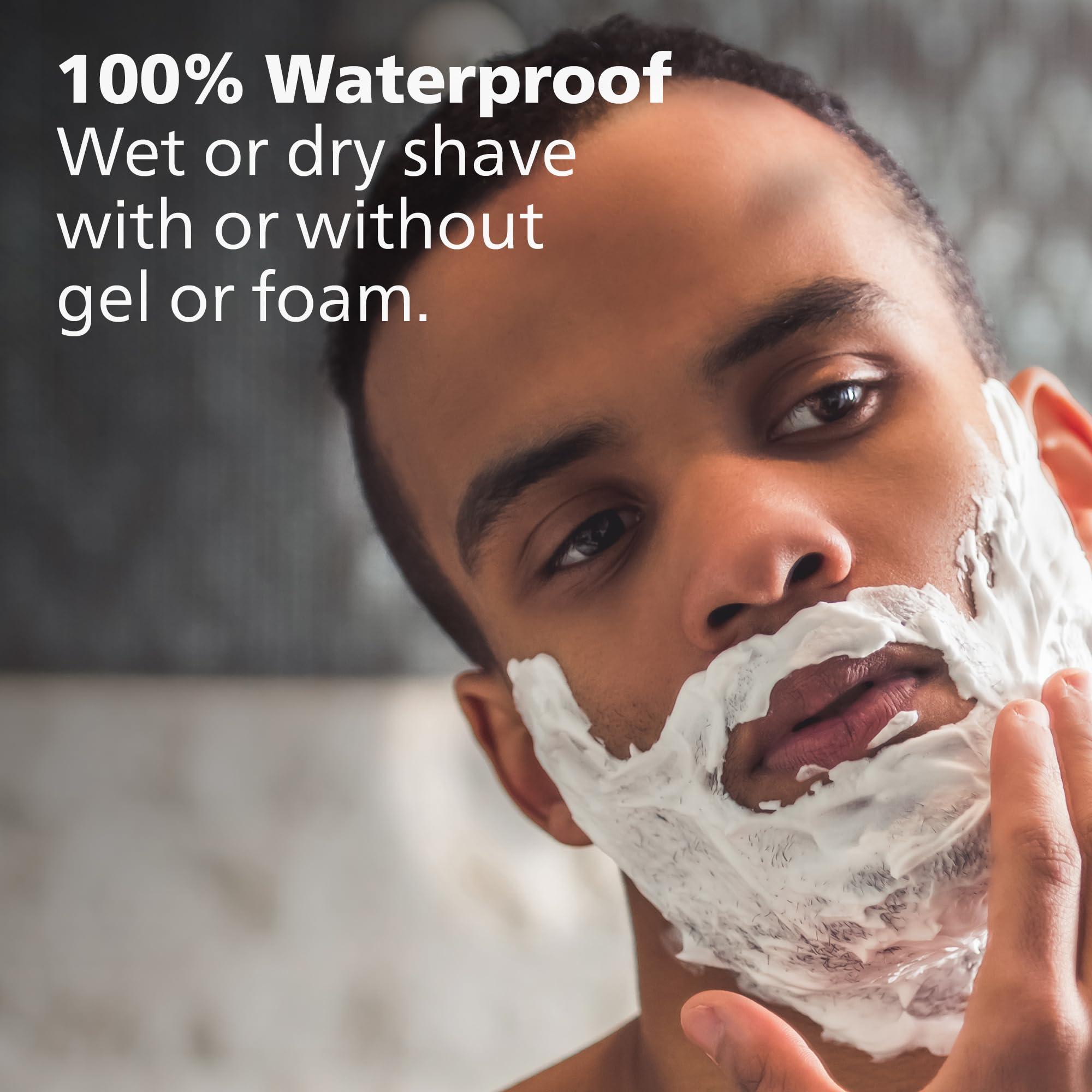 Philips Norelco Philips Norelco CareTouch Head Shaver, Rechargeable Wet & Dry Electric Shaver with Pop-Up Trimmer for Bald Men with Sensitive Skin and Scalp, S3210/51