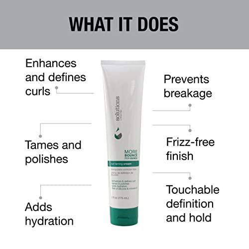 GREAT CLIPS GREAT CLIPS Solutions Curl Taming Cream, 6oz | Enhance & Define Curls | For a Tame and Polished Look